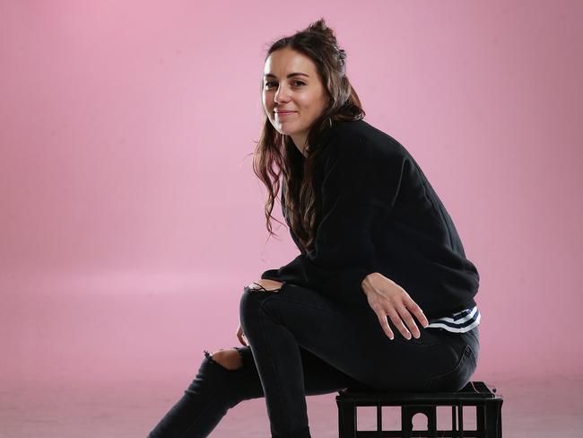 The awesome singer songwriter Amy Shark is also up for six gongs. Picture: AAP Image/Claudia Baxter.