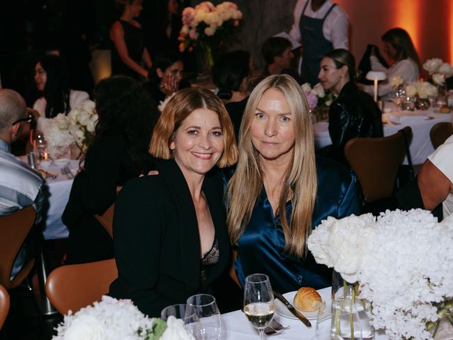 Australian Fashion Week CEO Kellie Hush and Collette Dinnigan. Picture: Liz Sunshine