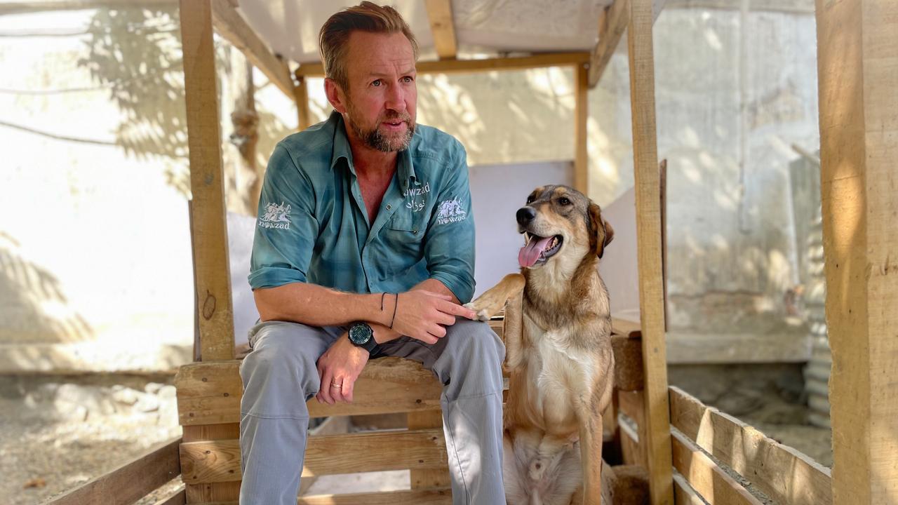 Mr Farthing has vowed not to leave Afghanistan without his 200 rescue animals and about 68 staff members at his Nowzad shelter. Picture: The Sun/News Licensing/MEGA