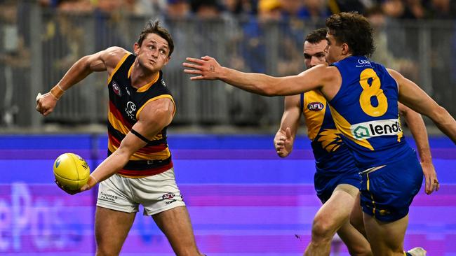 Matt Crouch can still be part of the future at the Crows. Picture: Daniel Carson/AFL Photos via Getty Images