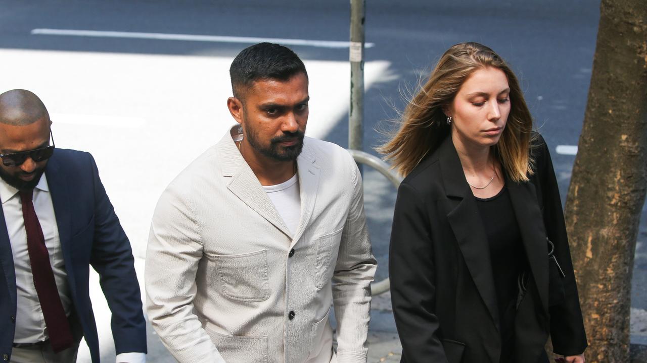 Sri Lankan cricketer Danushka Gunathilaka is on trial for sexual assault. Picture: NCA NewsWire/ Gaye Gerard