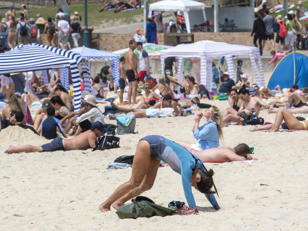 You’ve found the perfect spot for your towel, now what? Picture: NewsWire / Simon Bullard.