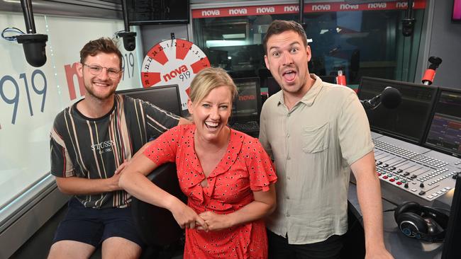 Jodie Oddy - who left MIX 102.3 in November - has a gig at Nova with Ben Harvey and Liam Stapleton. Picture: Keryn Stevens