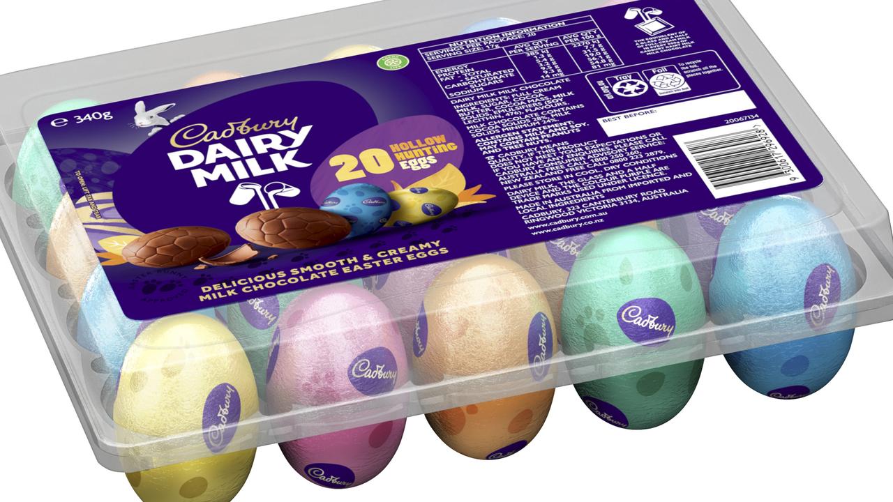 Cadbury will do away with the plastic carton for its Hollow Hunting Eggs.