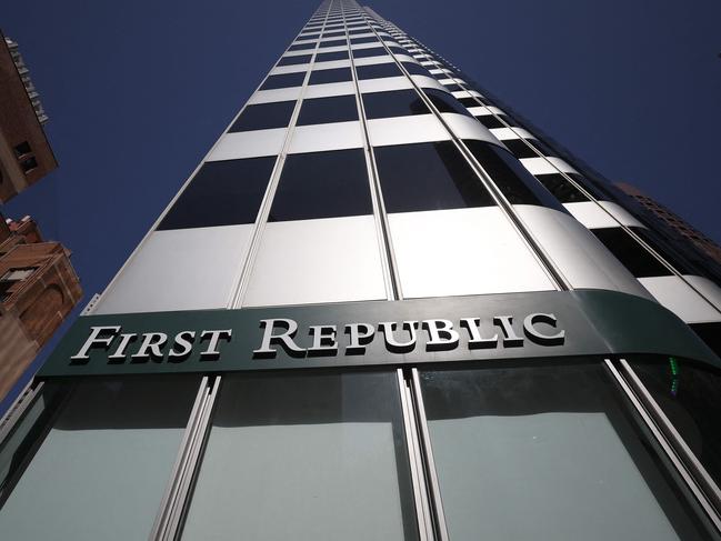 SAN FRANCISCO, CALIFORNIA - MARCH 16: A sign is posted on the exterior of a First Republic Bank office on March 16, 2023 in San Francisco, California. A week after Silicon Valley Bank and Signature Bank failed, First Republic Bank is considering a sale following a dramatic 60 percent drop in its stock price over the past week. The bank also received $70 billion in emergency loans from JP Morgan Chase and the Federal Reserve.   Justin Sullivan/Getty Images/AFP (Photo by JUSTIN SULLIVAN / GETTY IMAGES NORTH AMERICA / Getty Images via AFP)