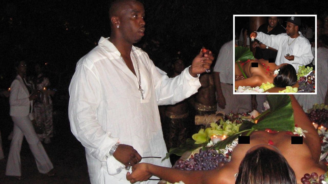 Diddy eats off naked woman in resurfaced party photos