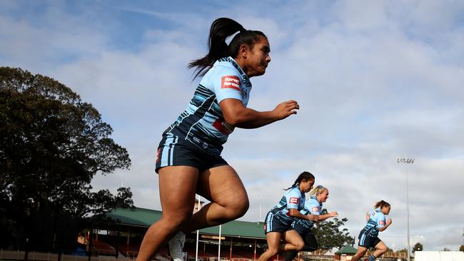 Simaima Taufa says the Blues preparation for Origin has been spot on. (Photo by Cameron Spencer/Getty Images)