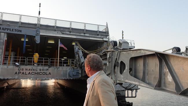 Andrew Forrest at Austal’s Alabama shipyards.