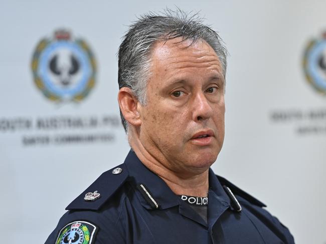 ADELAIDE, AUSTRALIA, NewsWire Photos. 23 NOVEMBER, 2024. Police Press Conference -  suspicious injuries sustained by a 3-year-old boy. Detective Chief Inspector Mark McEachern Picture: NewsWire/ Keryn Stevens