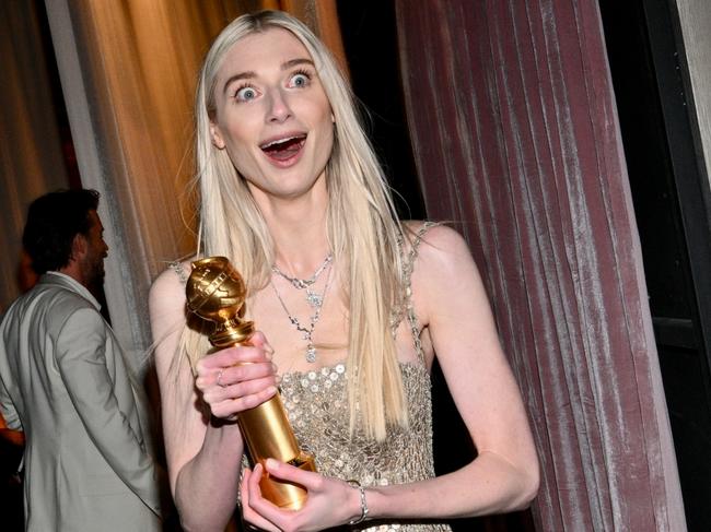 Elizabeth Debicki at the 81st Golden Globe Awards held at the Beverly Hilton Hotel on January 7, 2024 in Beverly Hills, California. (Photo by Michael Buckner/Golden Globes 2024/Golden Globes 2024 via Getty Images)