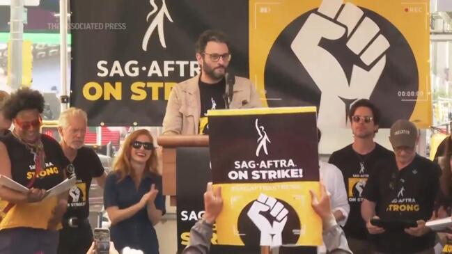 At rally, actors say SAG strike goes beyond their own needs | The ...