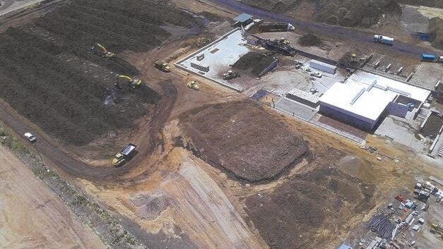 Aerial footage captured of the Swanbank facility. Picture: Ipswich City Council.