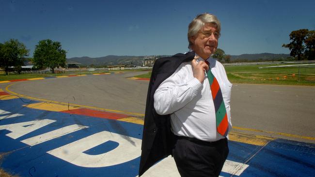 Former Grand Prix director Mal Hemmerling at the Victoria Park track