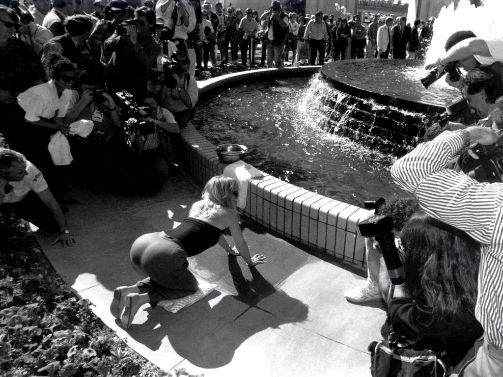 Actress Goldie Hawn at Movie World’s opening. Picture: Supplied