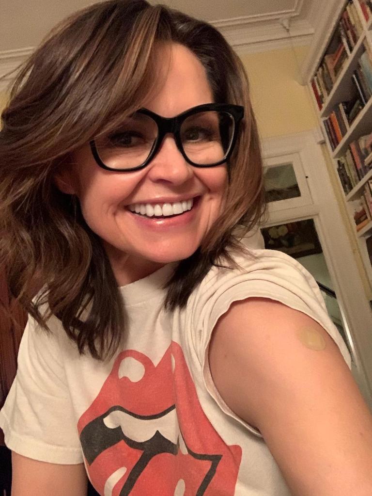 Lisa Wilkinson shared her gratitude for scientists after getting her second Covid jab. Picture: Instagram