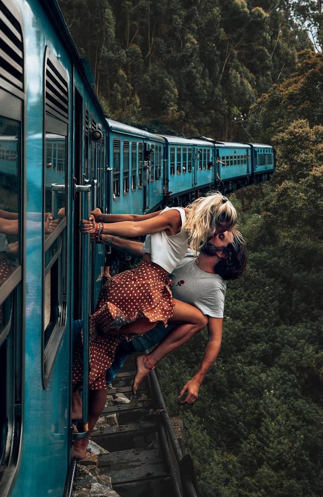 Instagram Couple Behind Dangerous Train Kiss Encourage Others To Copy