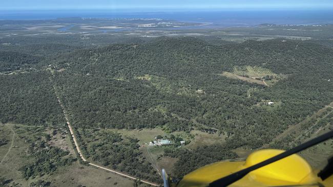 Rescue 300 is en route to a dirt bike accident on the Capricorn Coast on January 8. Picture: RACQ CapRescue