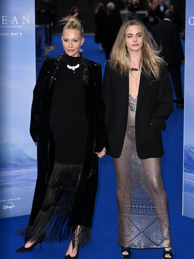 Model sisters Poppy Delevingne and Cara Delevingne. Picture: Stuart C. Wilson/Getty Images for National Geographic