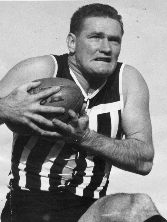 Geof Motley at Port Adelaide training in 1966.