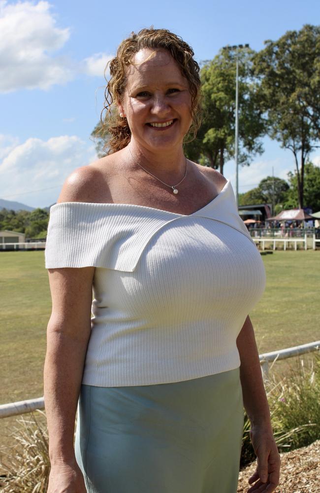 Fiona Greig at the Noosa Polo and Provedores on October 14, 2023.