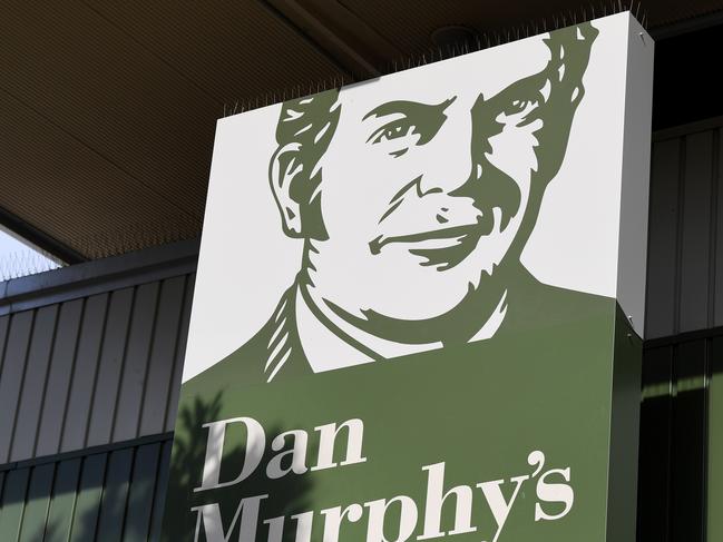 BRISBANE, AUSTRALIA - NewsWire Photos - APRIL 29, 2021. Signage outside a Dan MurphyÃs liquor store in Brisbane. Picture: NCA NewsWire / Dan Peled