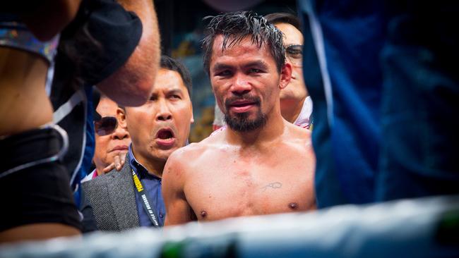 It was a tough result to swallow for the Pacquiao camp. AFP Photo / Patrick Hamilton