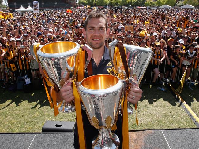 Hawthorn and Luke Hodge have been pretty impressive, but their record pales in comparison to Darebin Falcons. Picture: Getty Images