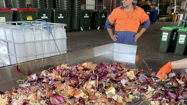 Veolia predict EcoMob will play a key role in helping Defence halve its food waste going to landfill. Picture: Supplied.