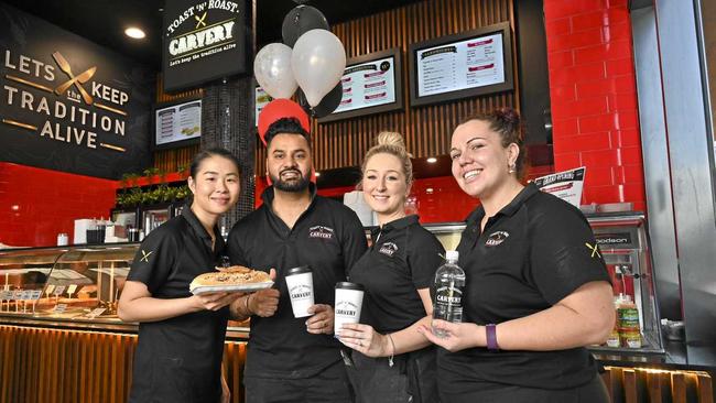 Niky Chan, Sunny Kumar, Nicole Robinson and Tarnz Altenburg of Toast and Roast Carvery at Orion. Picture: Cordell Richardson