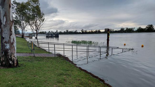 A disabled ramp at the Waikerie riverfront. Picture: Stephanie Cairns