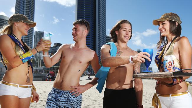 Getting served a drink on the beach? That’s what some would like to see Picture: Brendan Radke