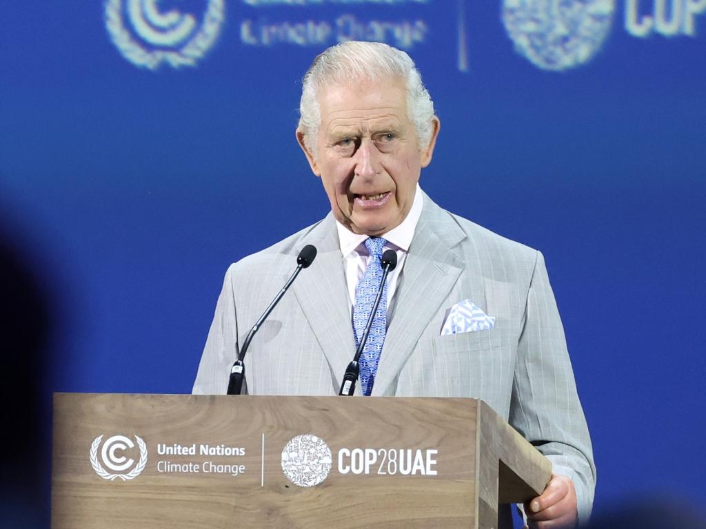 King Charles III at the opening of the World Climate Action Summit during COP28 on December 1. Picture: Chris Jackson/Getty Images