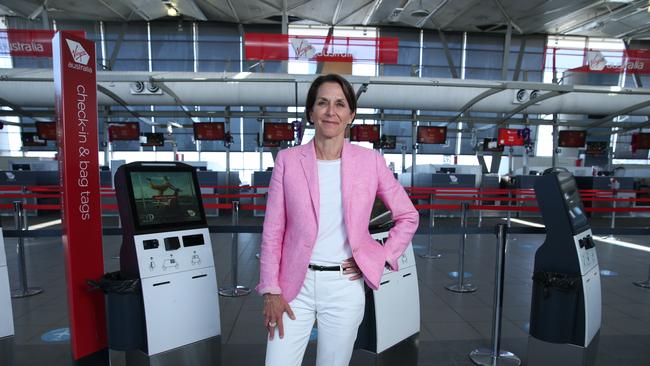 Virgin Australia CEO Jayne Hrdlicka won’t be paid until July. Picture: Britta Campion