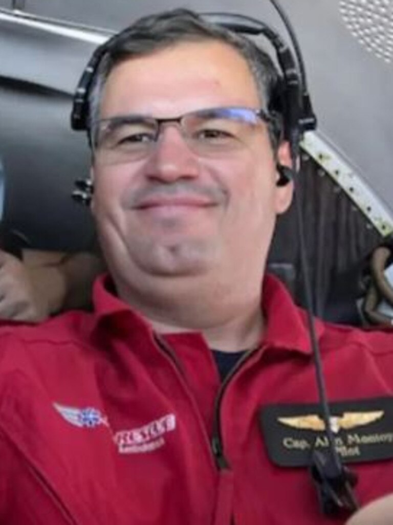 Pilot Alan Montoya was on board the jet.