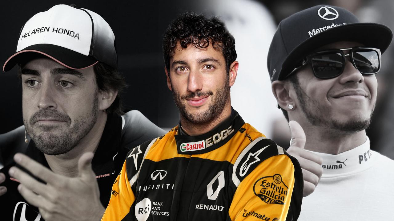 Will Daniel Ricciardo follow Fernando Alonso's or Lewis Hamilton's lead?