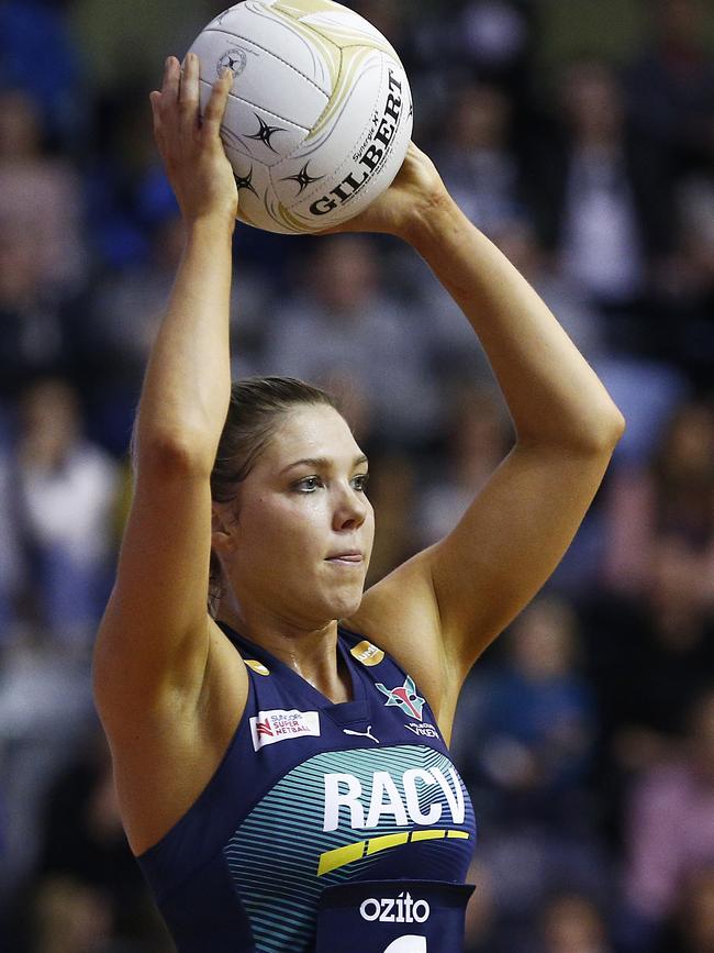 Moloney and the Melbourne Vixens are striving for their first Super Netball title.