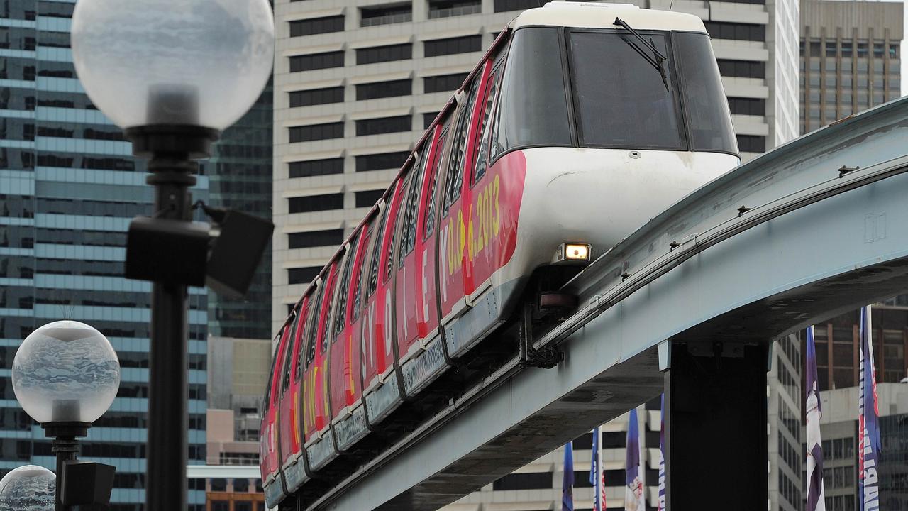 Remember the Sydney Monorail. The transport that took you from Myer to the Aquarium. Picture: AFP PHOTO / Greg WOOD