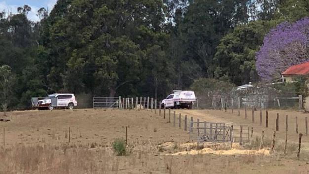 Police searched near the Bruce Highway for missing man Jayden Alexander.