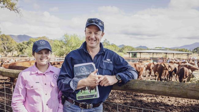 Sadie and Craig Brewin of Yarram Park. Picture: Nicole Cleary