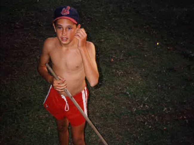 Dalton at age 12. The author grew up in the suburban badlands among losers and boozers, addicts and killers. Picture: Supplied