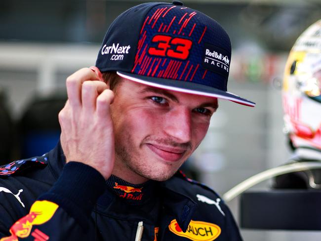 BAHRAIN, BAHRAIN - MARCH 28: Max Verstappen of Netherlands and Red Bull Racing prepares to drive prior to the F1 Grand Prix of Bahrain at Bahrain International Circuit on March 28, 2021 in Bahrain, Bahrain. (Photo by Mark Thompson/Getty Images)