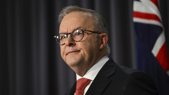 Prime Minister Anthony Albanese at Parliament House in Canberra. Picture: NewsWire / Martin Ollman