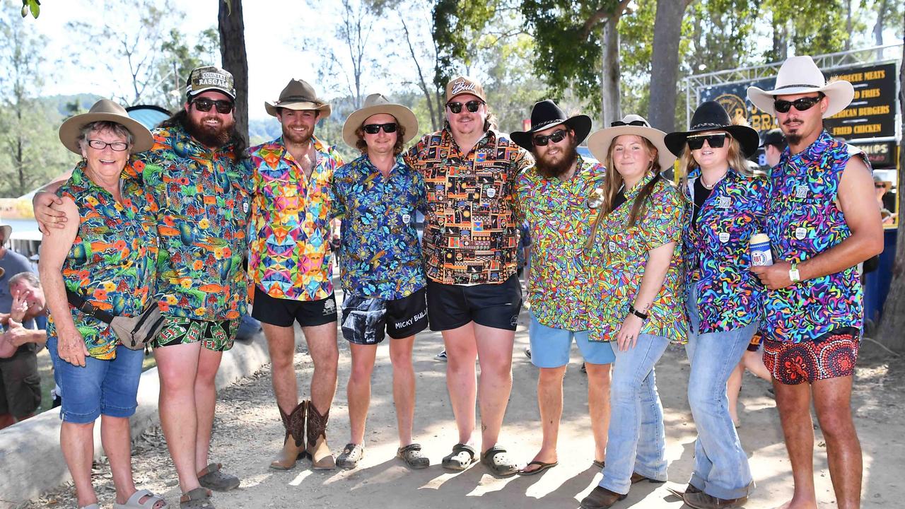 The Trade Mutt Muster Gang at the Gympie Muster. Picture: Patrick Woods.