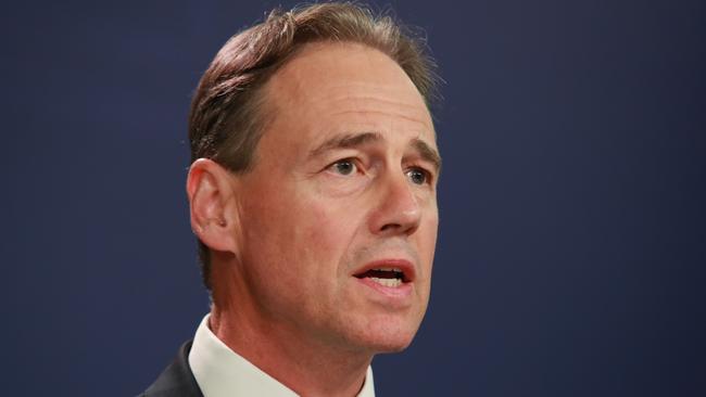 Health Minister Greg Hunt said getting though this challenge would be possible with patience and co-operation. Picture: Justin Lloyd