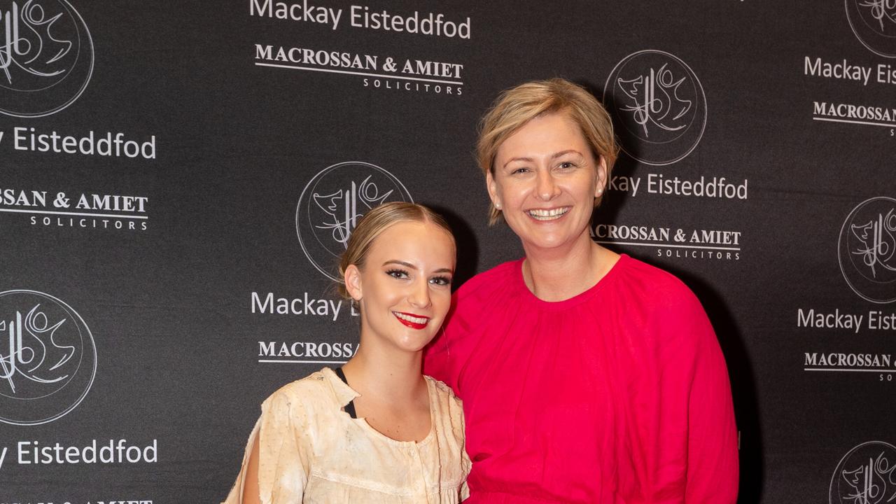 Abigail Vickers and Amanda Camm at the 75th Mackay Eisteddfod 2022.Picture: Michaela Harlow