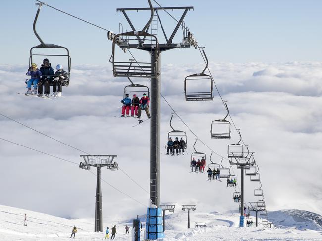 ESCAPE:  Giant Chairlift, Turoa Ski Area, Mt Ruapehu. Picture: Visit Ruapehu