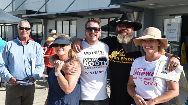 The pre-poll centre at Deception Bay on March 16. Photo: David Alexander.