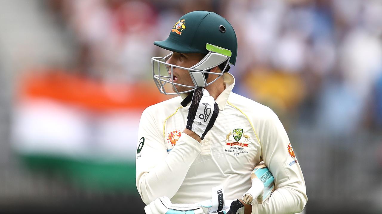 Peter Handscomb is fed up with criticism of his technique after coming under fire for another poor run of scores in the Australian Test side. 