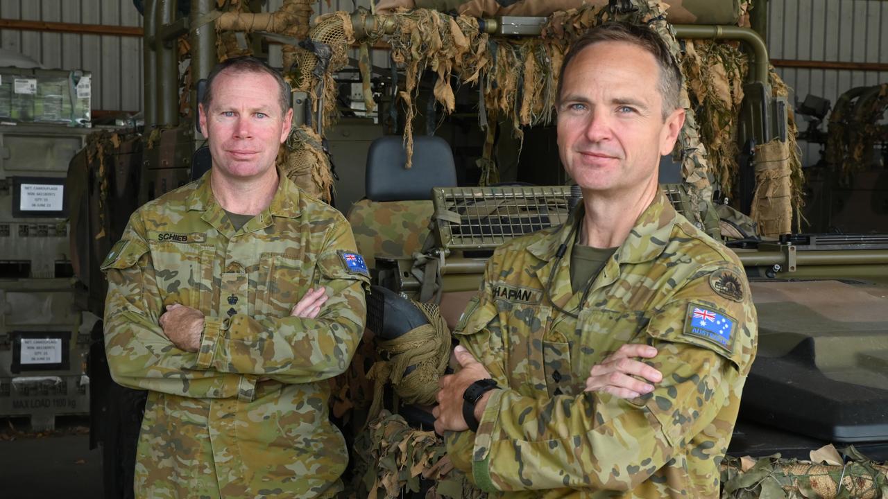 Soldiers And Officers At 51st Battalion, Far North Queensland Regiment 