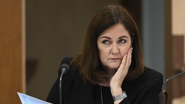 Opposition education spokeswoman Sarah Henderson has hit out at ‘restaurant rorts’. Picture: NCA NewsWire / Martin Ollman